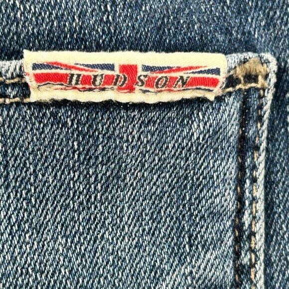 NWT Hudson Jeans Womens 27 Blue Nico Mid Rise SS Ankle Blue Falls - Picture 6 of 16